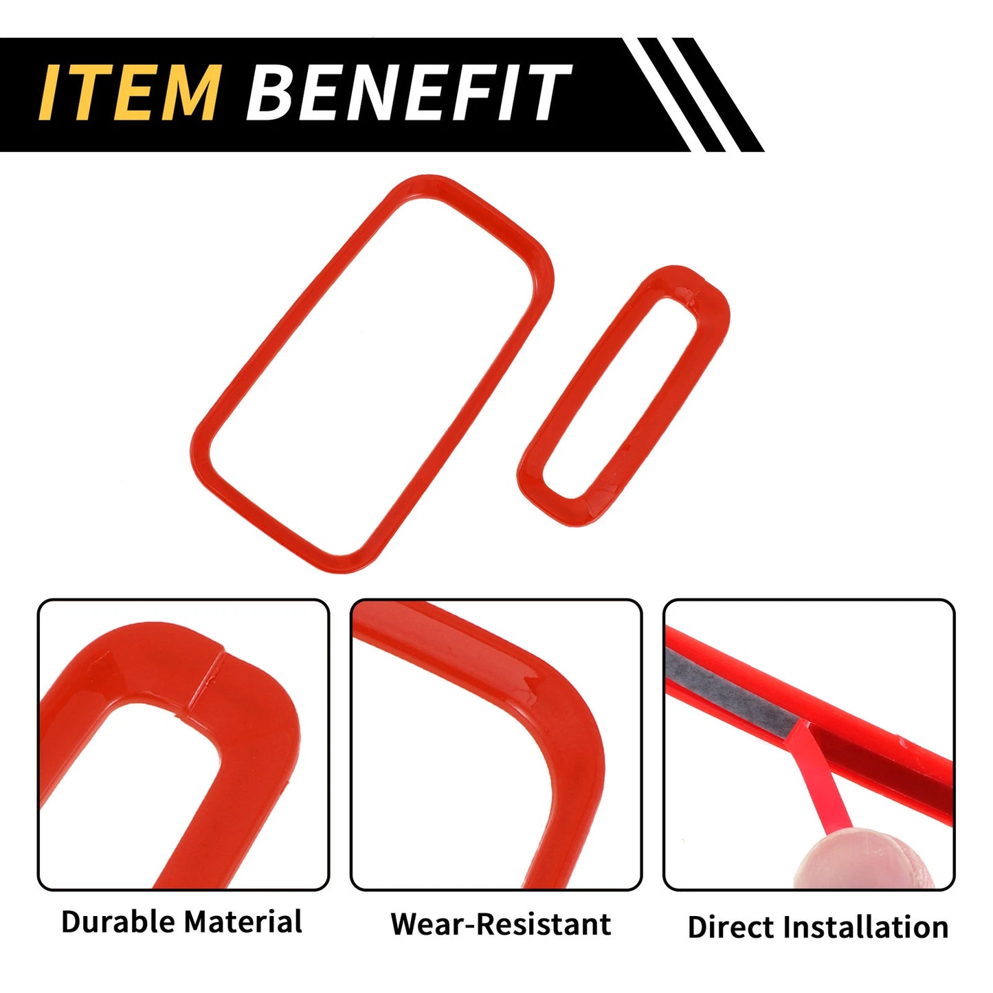 Center Console Gear Shift Ring Panel Cover Trim for Jeep Wrangler JK (2011-2017)