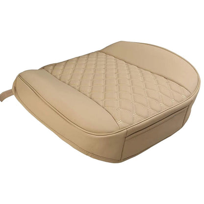 Beige PU Leather Car Seat Cushion Covers for Various Models