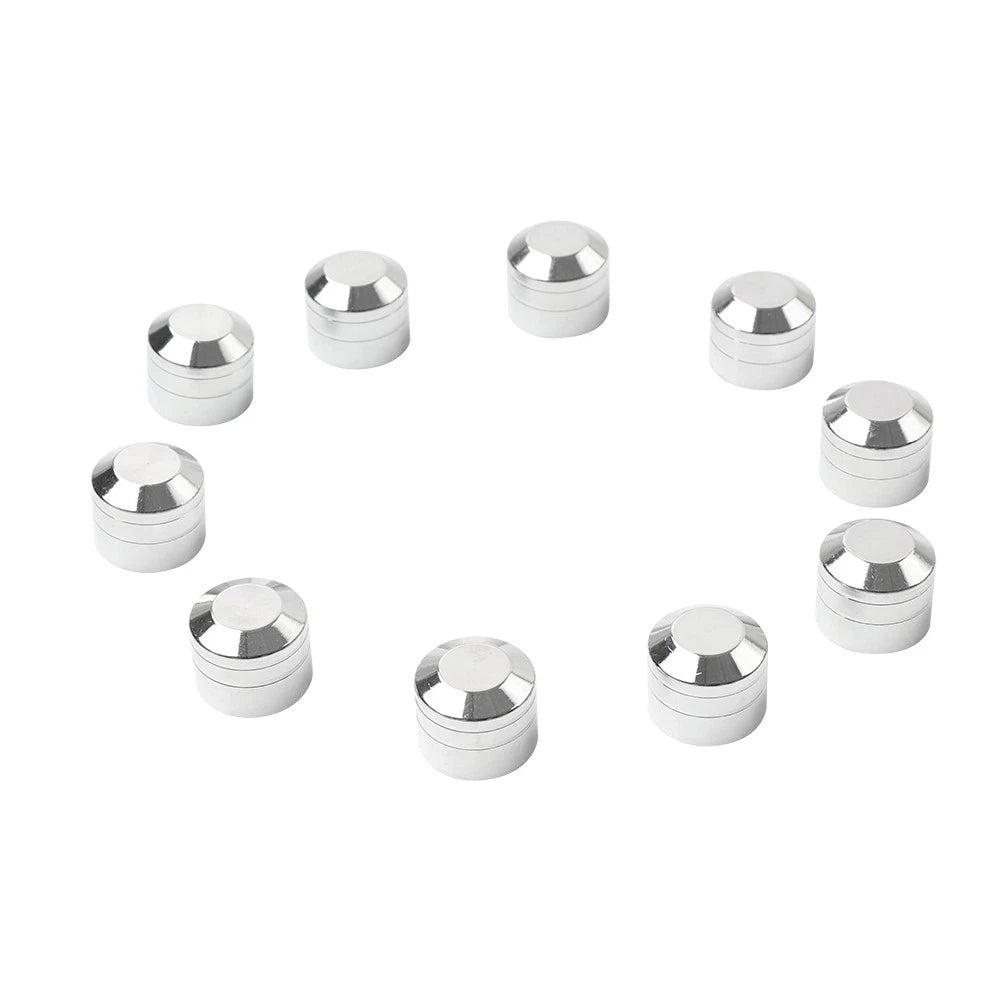 10 x Chrome Engine Screw Caps for Harley Touring Electra Glide Dyna