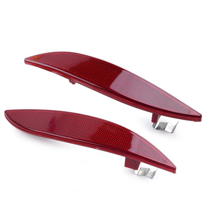 Red Rear Bumper Reflector Lights for Renault Megane Clio (2008-2013)