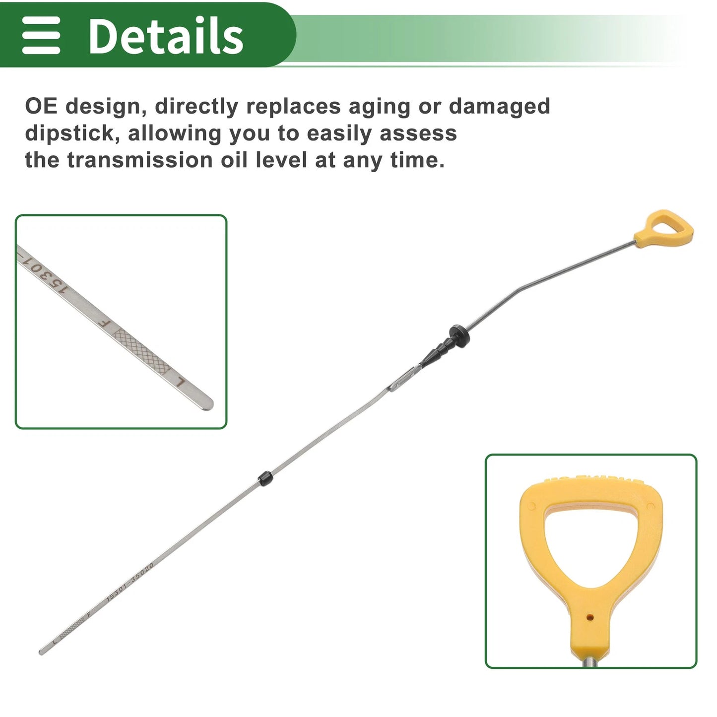 Oil Dipstick for Toyota Celica GT, GTS, ST, Supra 4 Cyl 2.4L (1986-1999)