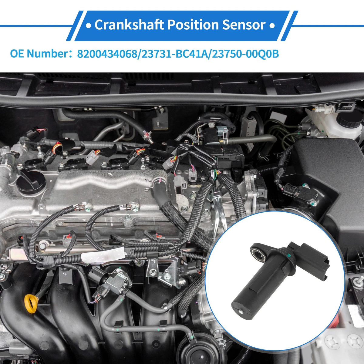 Crankshaft Position Sensor for NISSAN Qashqai 1.5 dCi (2008-2010)
