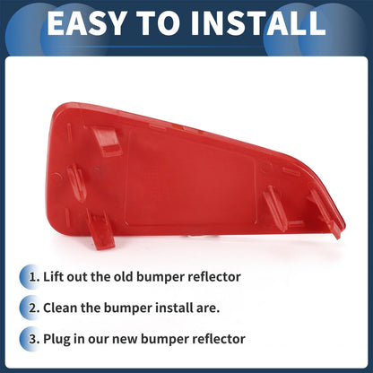 Bumper Reflector for Ford Focus MK4 (2018-2023) Red 1pc Rear Right