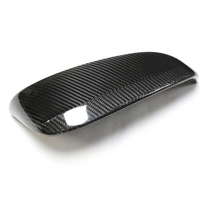 100% Carbon Stick-on Side Mirror Caps Trim for Toyota Alphard Rav4 Wildlander