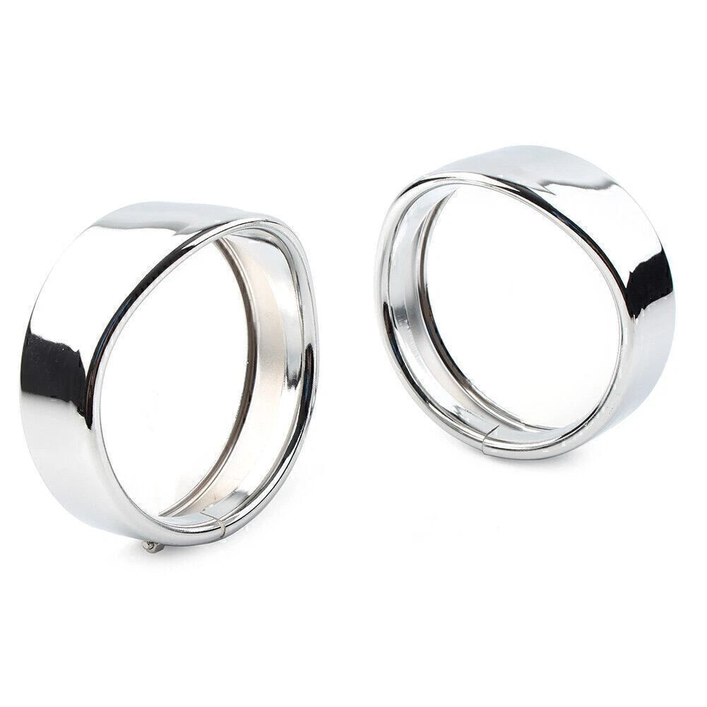 4.5" Passing Lights Trim Ring Bezel Cover for Harley FLHT FLHR