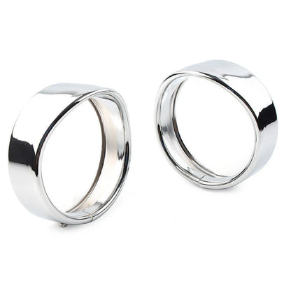 4.5" Passing Lights Trim Ring Bezel Cover for Harley FLHT FLHR