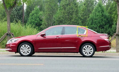 2 x Carbon Fiber Rear Window Quarter Louver Cover Trim for Honda Accord (2013–2017)
