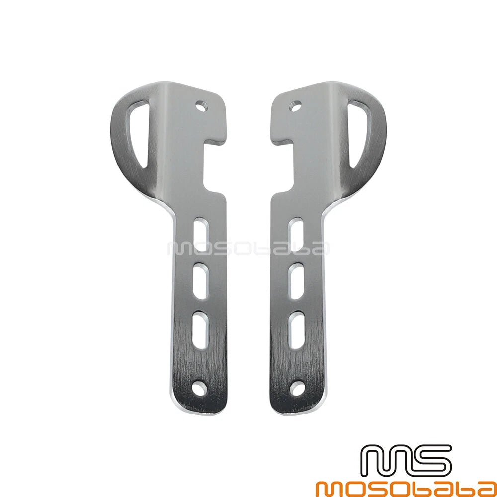 Chrome Front Tie-Down Mount Brackets for Harley FLHXSE (2023-2024)