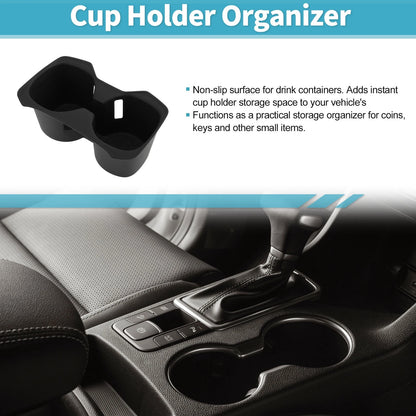 Center Console Cup Holder Organizer 1 pc for Toyota RAV4 (2019–2021)