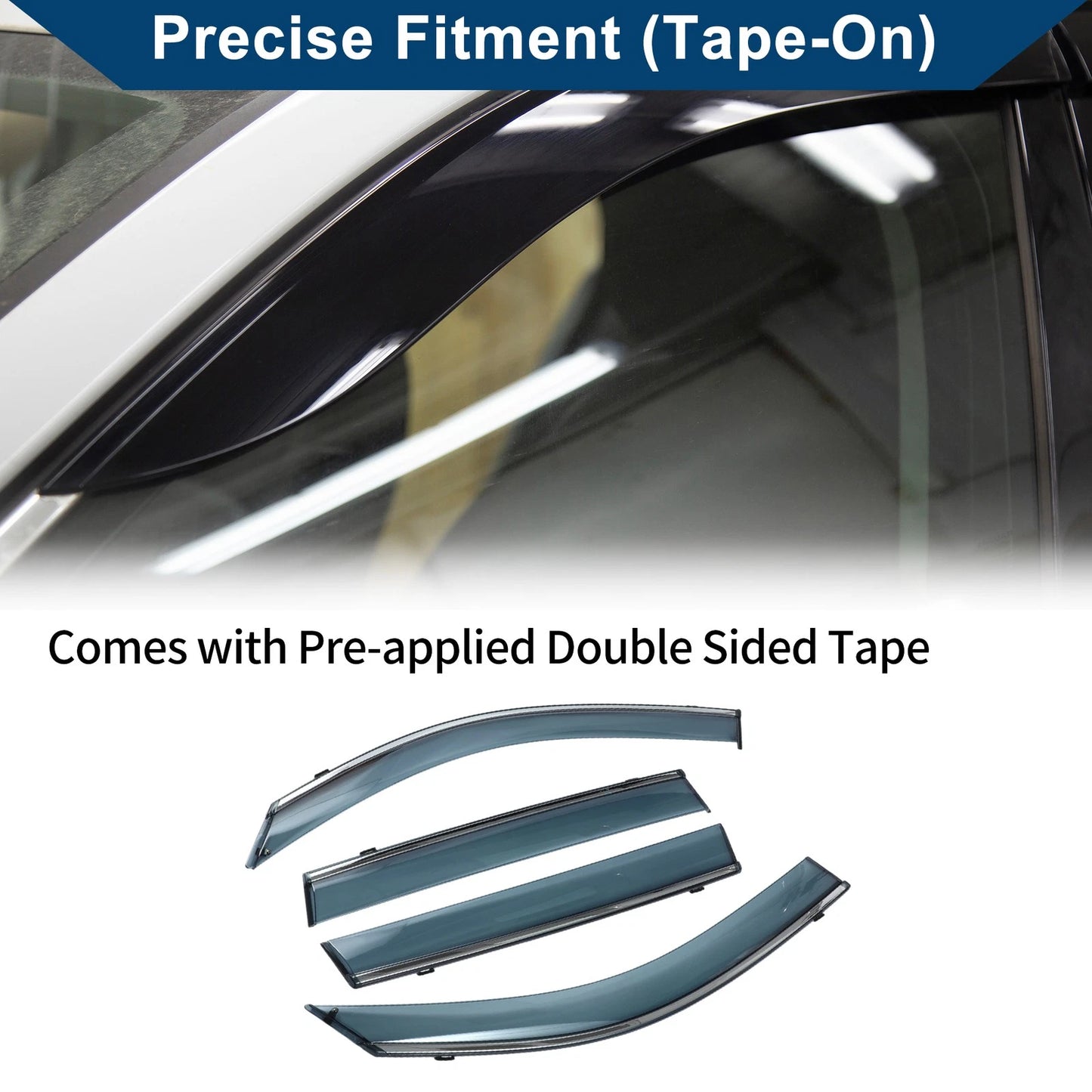 Car Window Deflectors for BMW X3 G01 Side Window Vent Visors (2018-2023)
