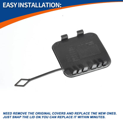 Rear Right Bumper Tow Hook Cover for BMW 530i 540i Light Gray