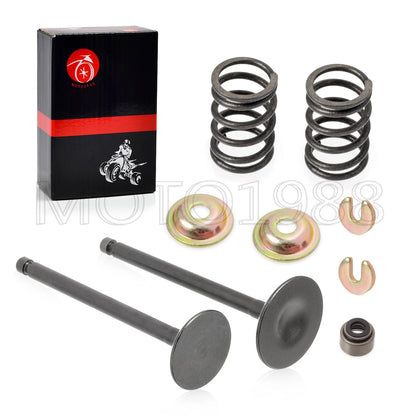 Intake Exhaust Valve Kit Seal Spring for Yamaha G27/G28/G29 Gas Golf Cart 96-11
