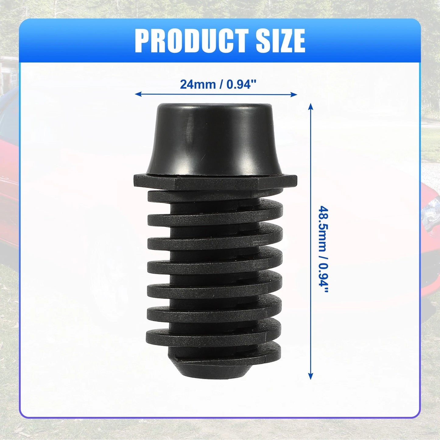 Rear Hood Adjust Bumper Stop Rubber Cap for Chevrolet Camaro