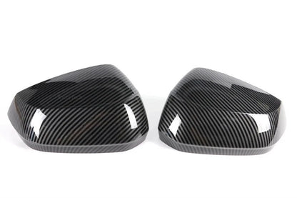 Carbon Style Side Wing Mirror Caps Covers for Audi Q2 GA and Q3 F3 (2016-2025)