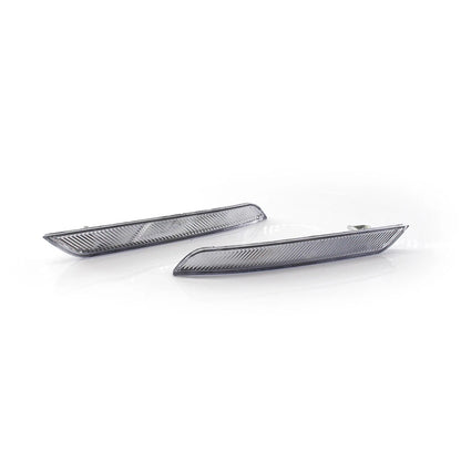 2 x Left+Right Clear White Side Marker Reflector for BMW X6 (2007–2014)