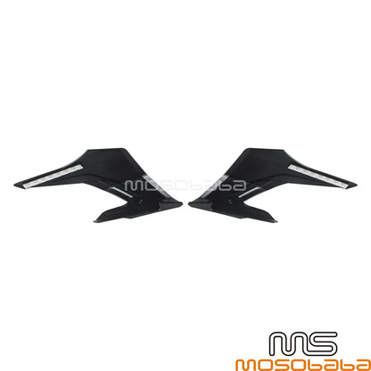 Black Universal Winglets Side Fin Trim Covers for Honda CB650R (2018-2023)