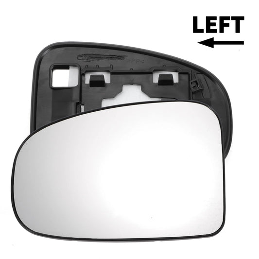 Car Left Side White Mirror Glass w/ Back Non-heated for Toyota IQ (2009–2016)