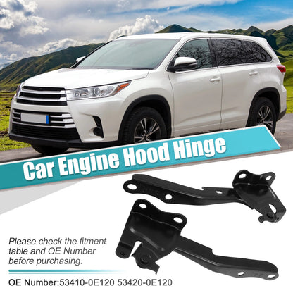 Hood Hinge  Black for Toyota