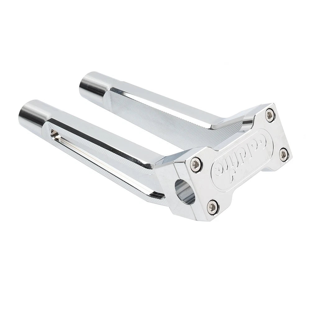 10" Pullback Handlebar Risers Clamp Chrome for Harley 1" Handlebar