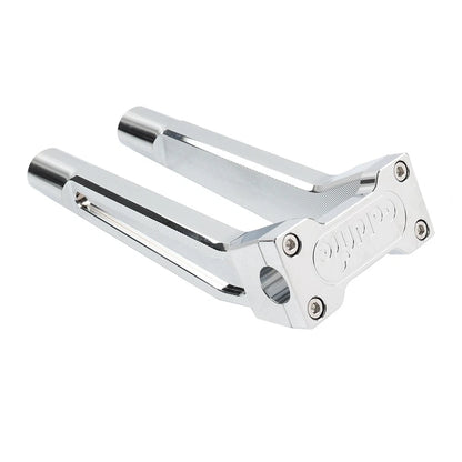 10" Pullback Handlebar Risers Clamp Chrome for Harley 1" Handlebar