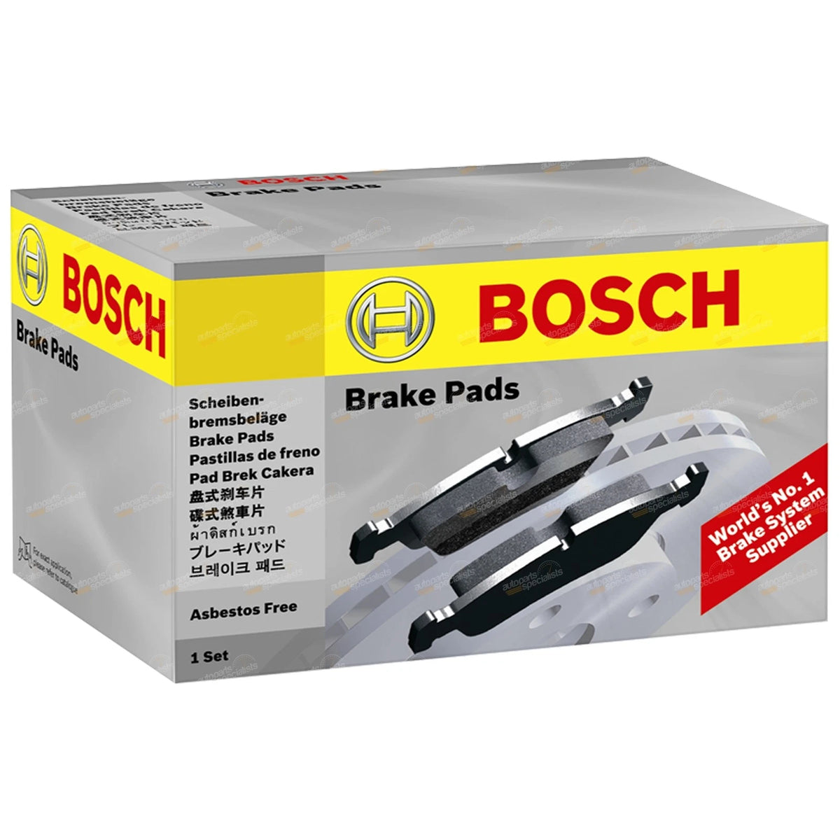 Front Disc Brake Pads Set for Honda Accord/Civic (1983 - 1993)