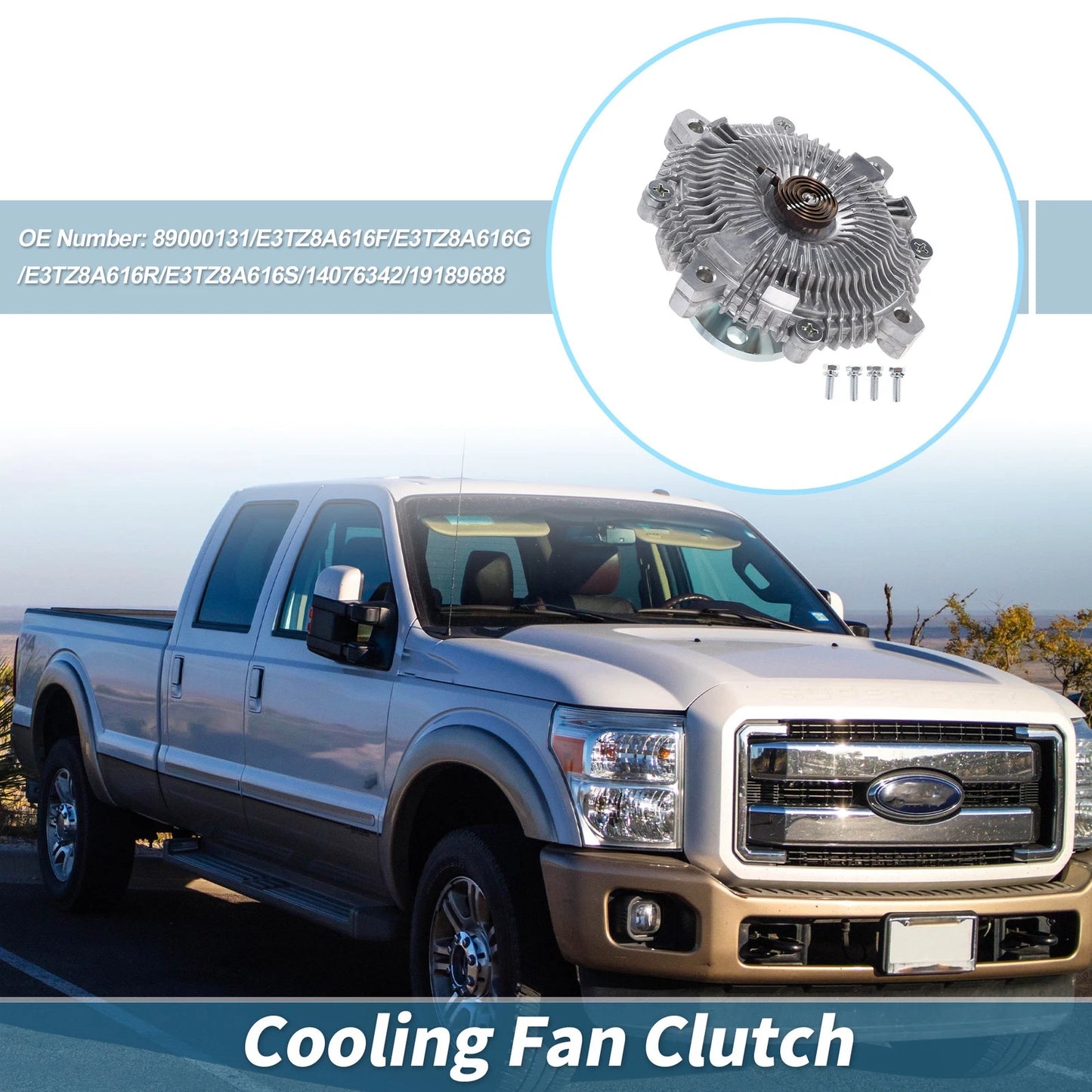 Engine Cooling Fan Clutch 2.5L OHV for Chevrolet Astro