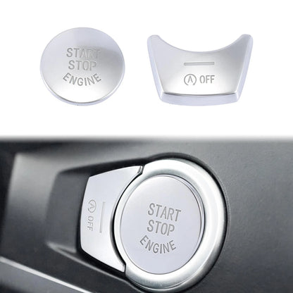 Off & Engine Start Stop Switch Button Cover Set for BMW 5 Series (2011-2017)