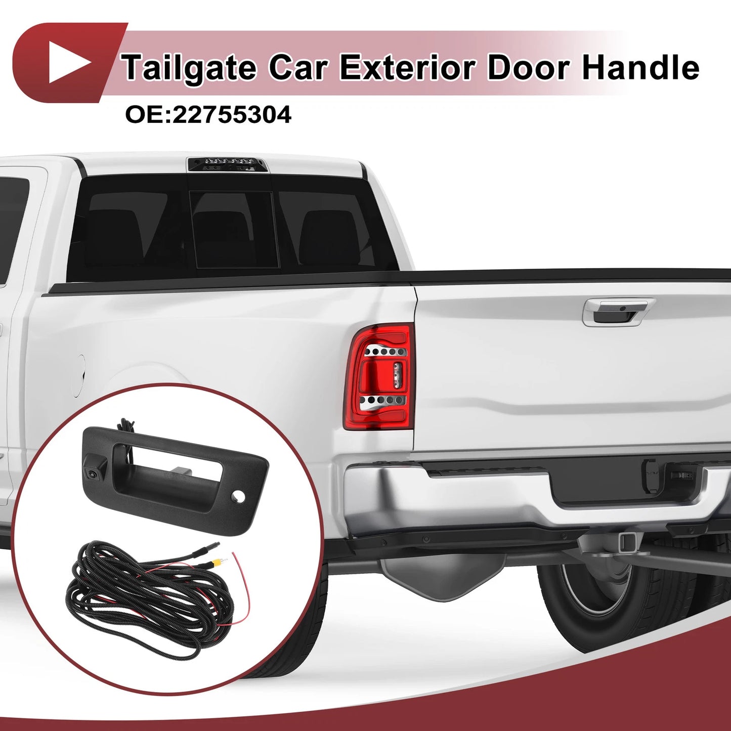 Tailgate Car Exterior Door Handle for Chevrolet Silverado Sierra