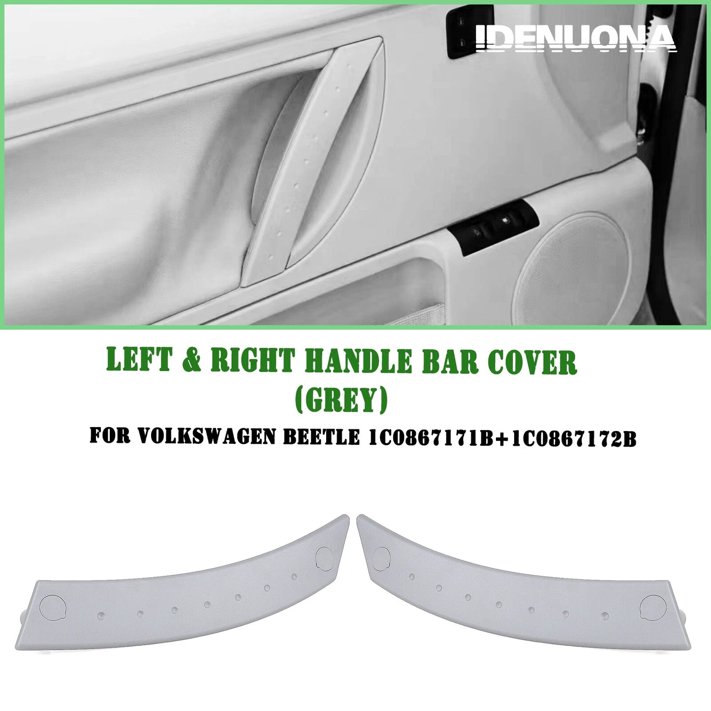 2 x Inner Door Handle Cover Trim for VW Beetle (1998-2010)