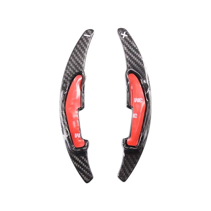 Real Carbon Fiber Steering Wheel Shift Paddle Switch Fit For BMW X5M 2014-2016