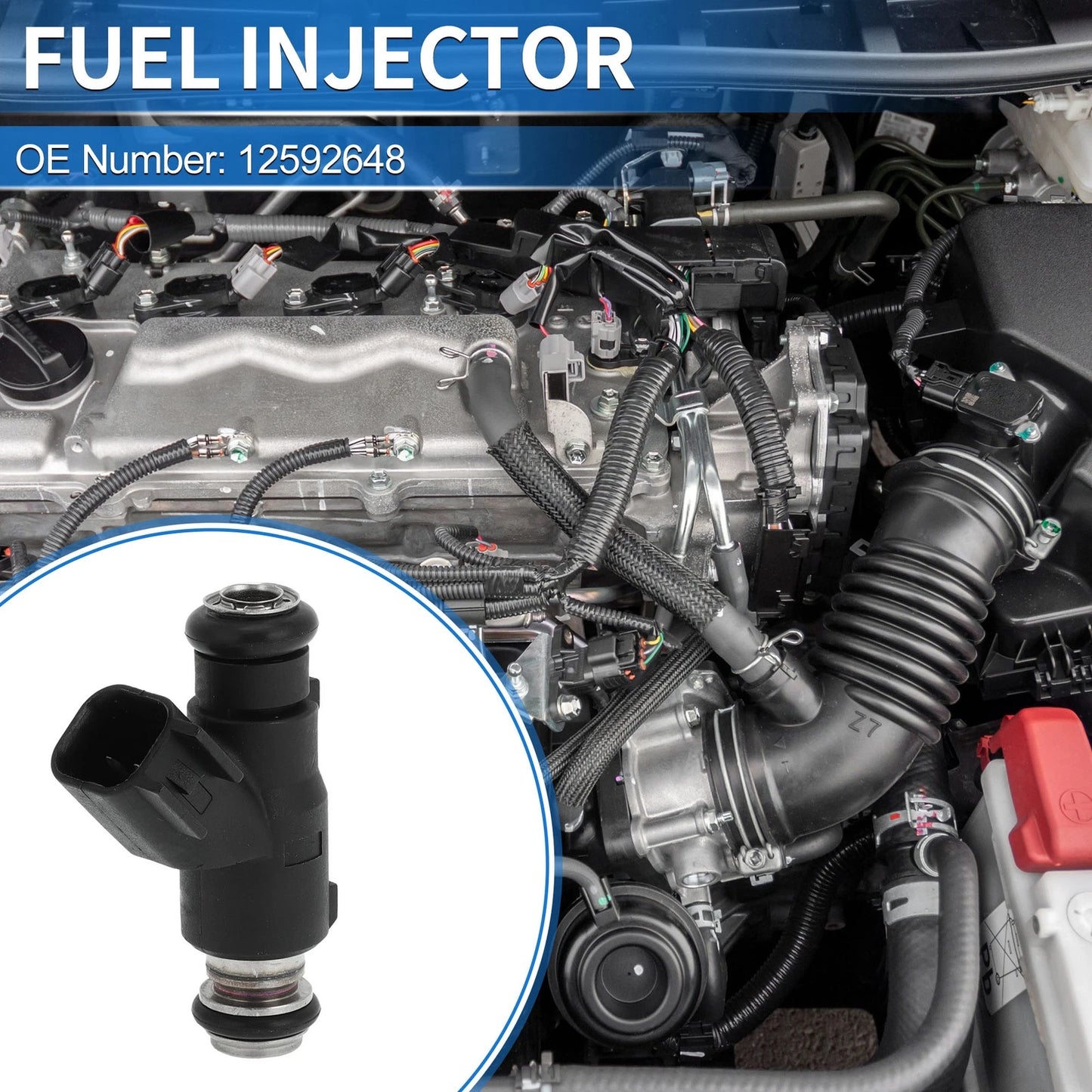 Fuel Injector for Chevrolet Impala (2006 - 2010) 1 Pc Black