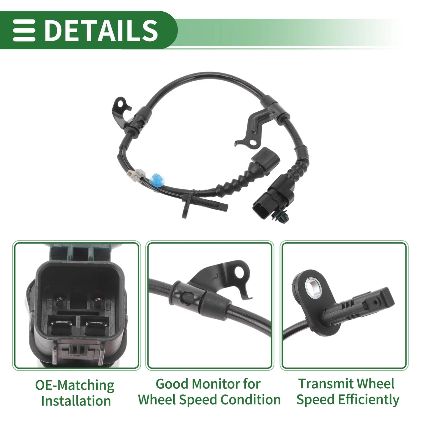 ABS Wheel Speed Sensor for Honda Civic (2016-2021) Rear Left