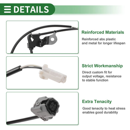 ABS Wheel Speed Sensor for Toyota Yaris (2013-2014) - 1 Pc