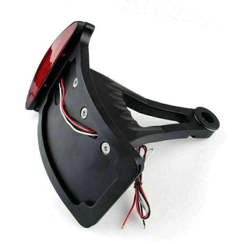 Black Billet License Plate Bracket for Bobber F2