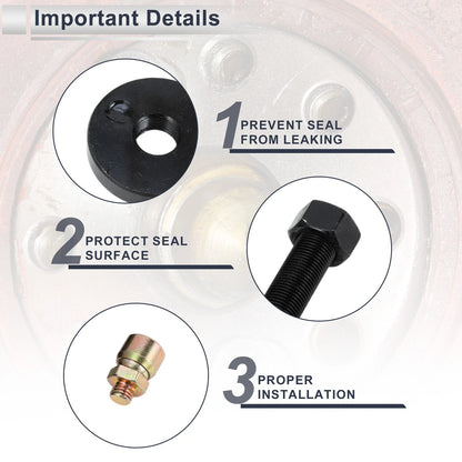 Front Crankshaft Seal Wear Ring Remover for Ford Super Duty F250 F350 (2003-2023)