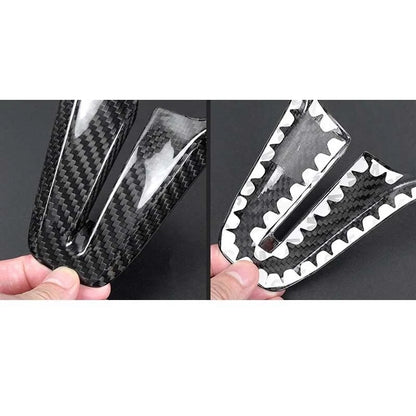 100% Carbon Fiber Steering Wheel Frame Cover Trim for Infiniti Q50 2018-2024
