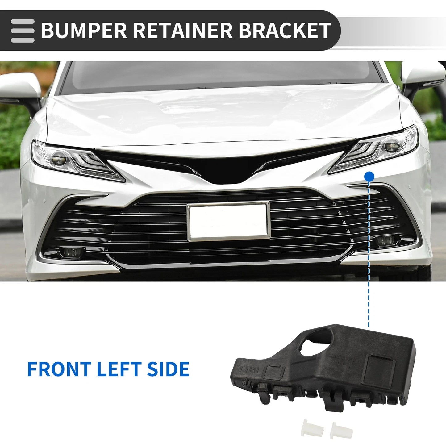 Left Front Bumper Retainer Bracket for Kia Sorento (2016-2020)