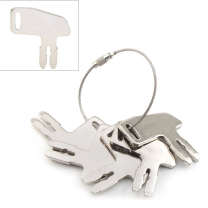 5PCS Battery Disconnect Key for Komatsu Master Heavy Equipment