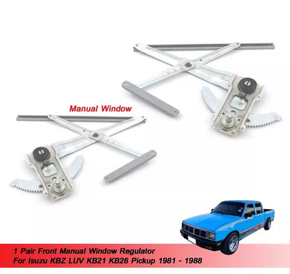 2 x Window Regulators for Isuzu KBZ LUV KB21 (1981-1988)