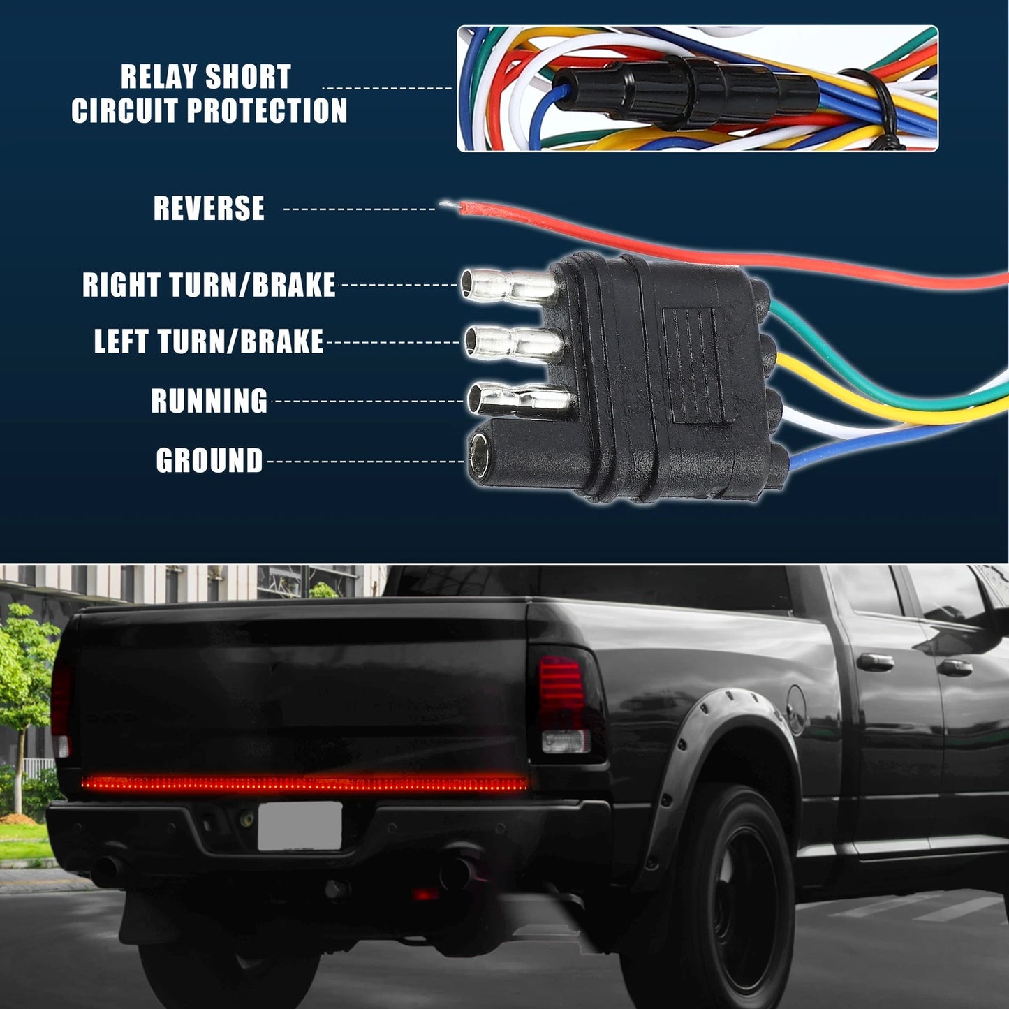 432-LED Truck Strip Tailgate Light Bar for Ford F150 (2015-2023)