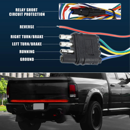432-LED Truck Strip Tailgate Light Bar for Ford F150 (2015-2023)
