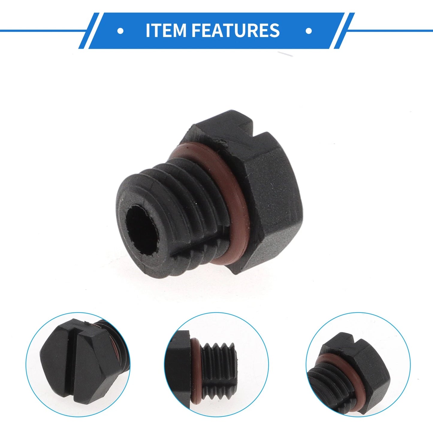 5 Pcs Diesel Fuel Filter Bleeder Screw for Chevy Silverado 2500 HD (2001-2012)