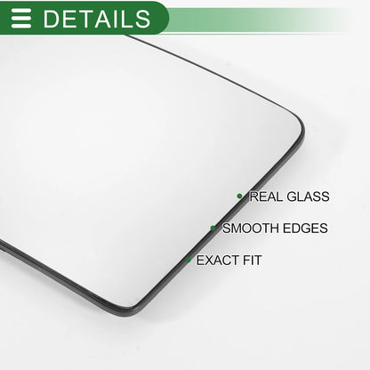 Left Side Upper White Convex Mirror Glass for Ford Tourneo
