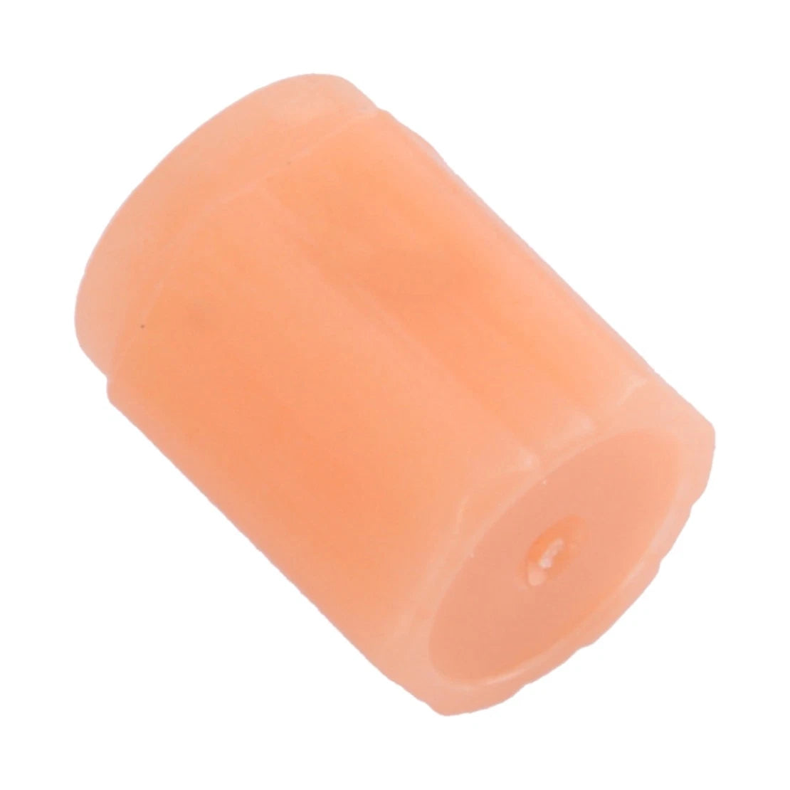 4 x Orange Fluorescent Tire Valve Caps for Car Wheel Stems