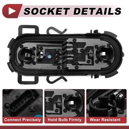 Light Socket for BMW X1 sDrive28i xDrive28i 2.0L L4 Gas (2013-2015)
