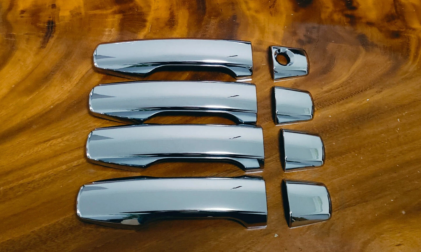 ABS Chrome Door Handle Cover Trim for Toyota Land Cruiser LC200 (2008-2015) 8 pcs