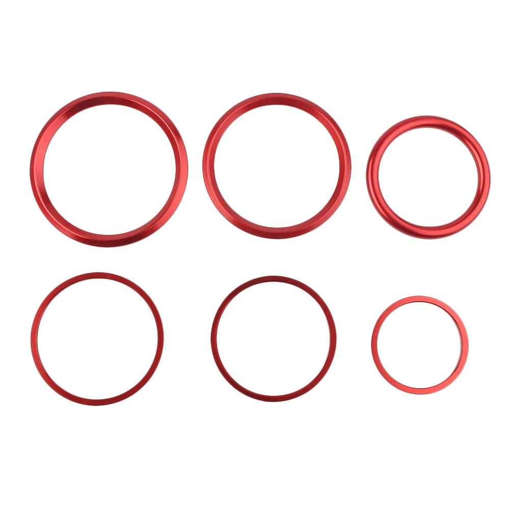 21X AC Vent Outlet Ring Sticker Chrome for Benz GLC260 (2016-2023)