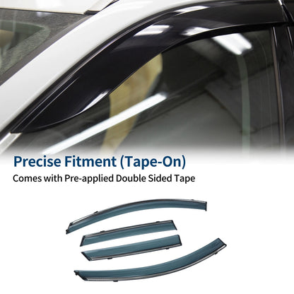 Window Deflectors for Mazda 3 Hatchback (2010-2013)
