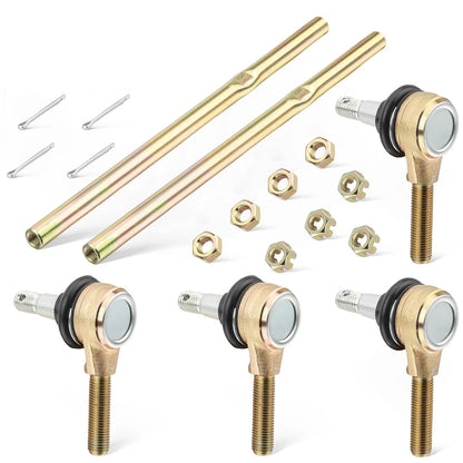 Left Right Tie Rod & Ends Kit for Suzuki LT-A400/ LT-A400F/ LT-A400C 2x4/4x4