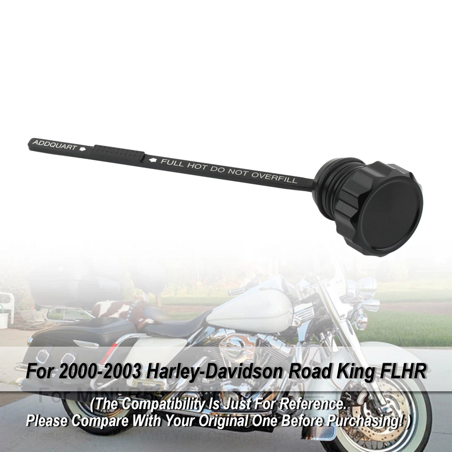 Fuel Cap Plug for Harley Touring Road King Electra Glide (2000-2006)